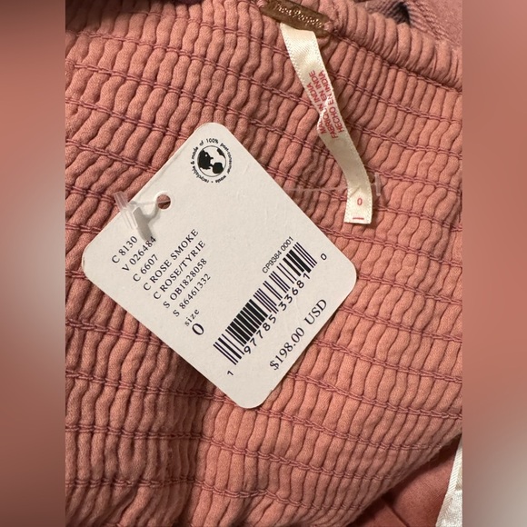 Free People Marley Denim 2 Piece Set in Rose Smoke - Picture 10 of 11